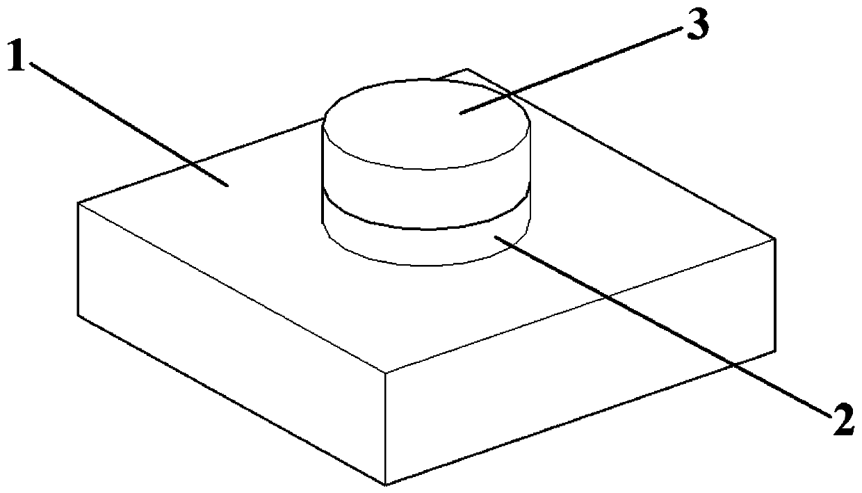 Projected periodic structure plate with gradient refractive index