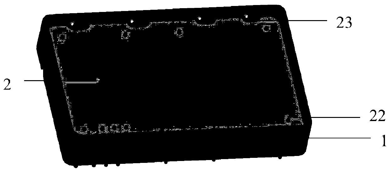 Parallel seam welding packaging dot frequency source assembly and manufacturing method thereof