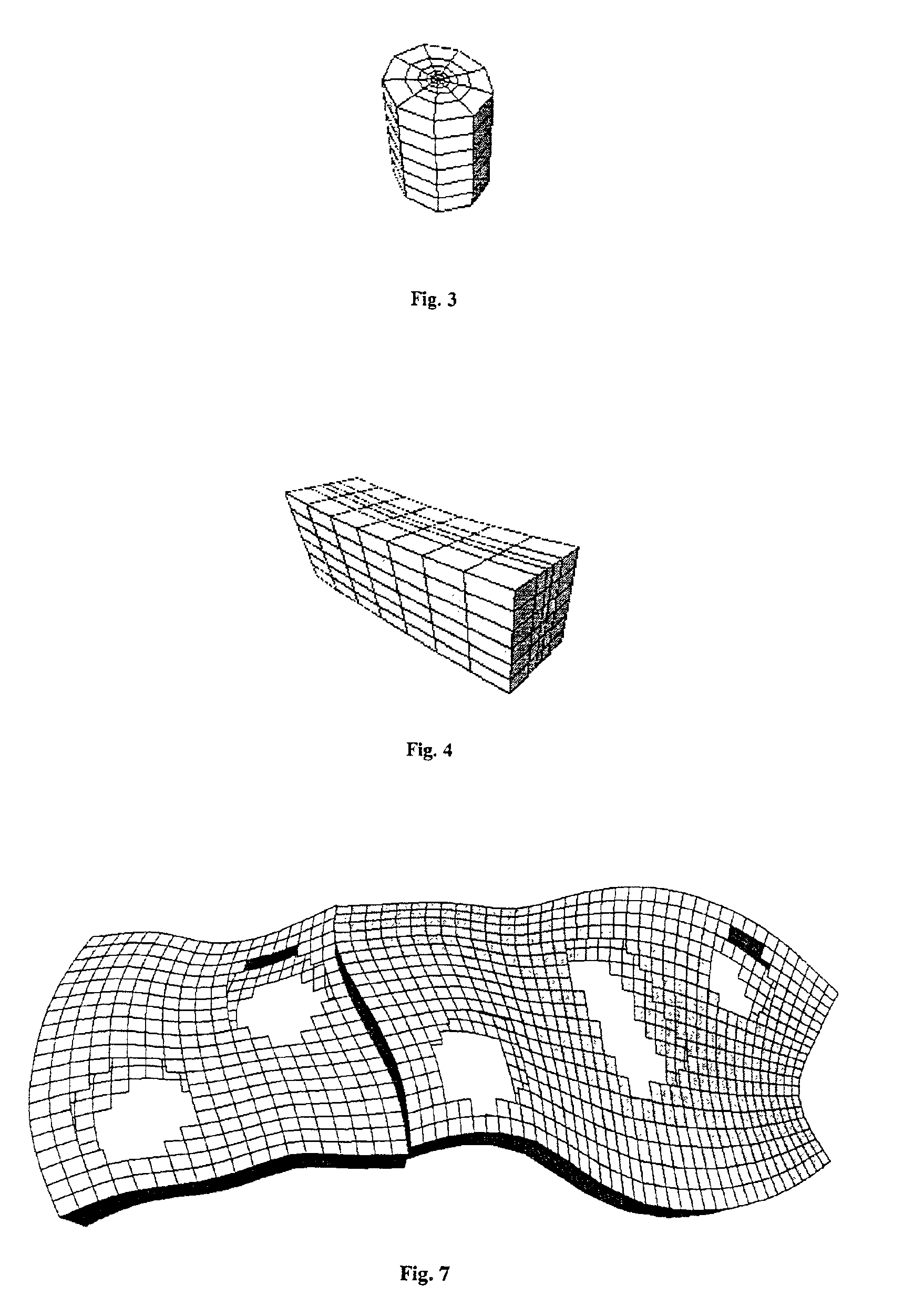 Method of generating a hybrid grid allowing modelling of a heterogeneous formation crossed by one or more wells