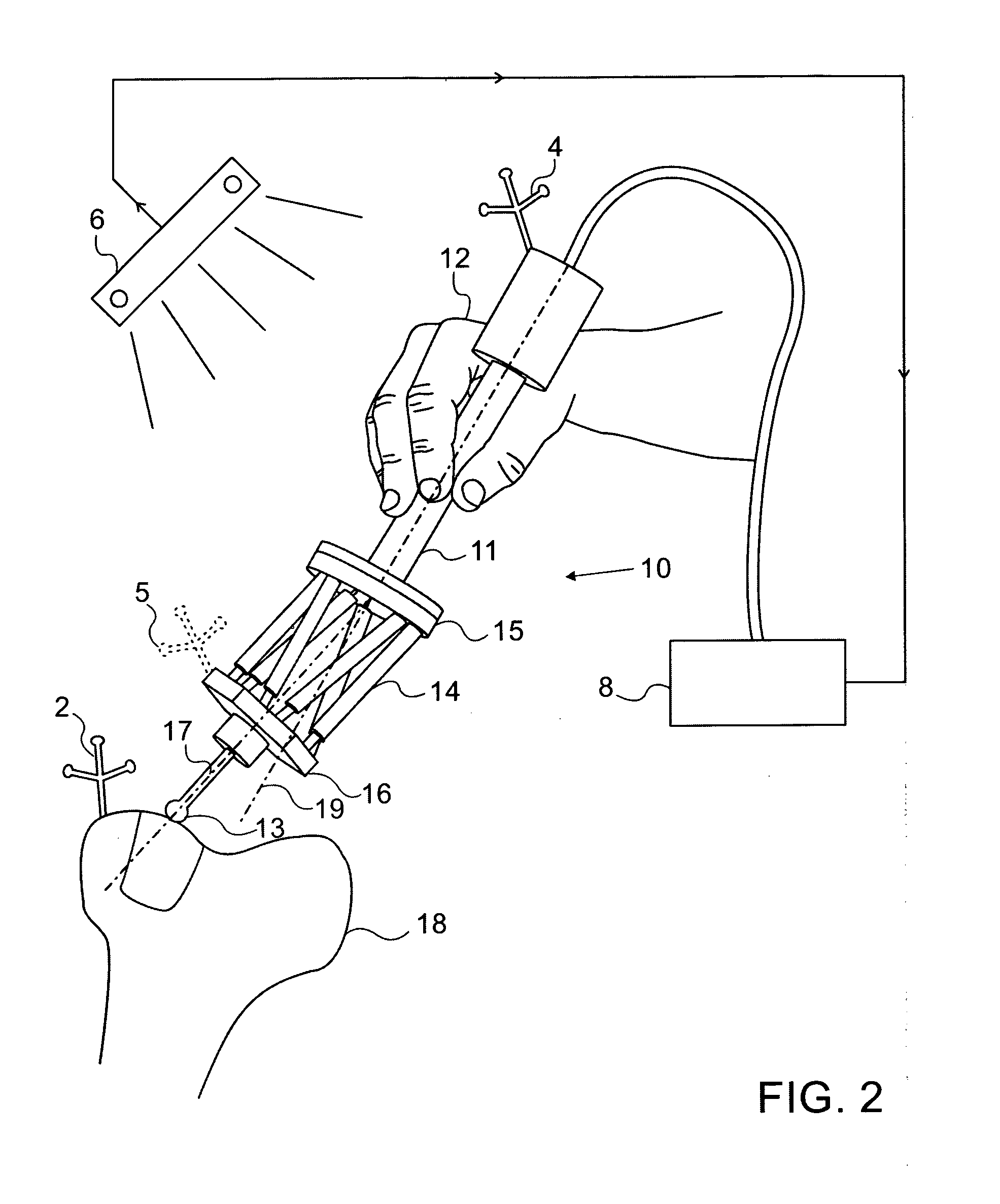 Device for improving the accuracy of manual operations
