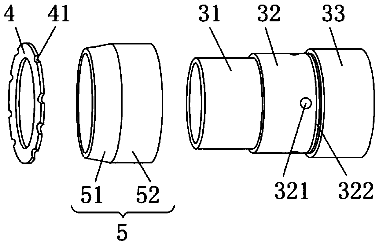 Automobile damping guider with air seal structure