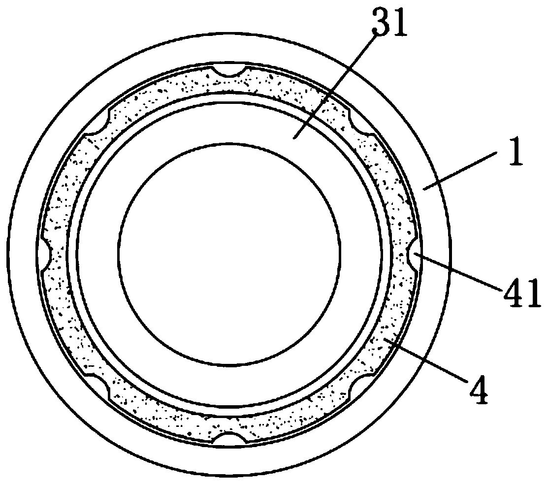 Automobile damping guider with air seal structure