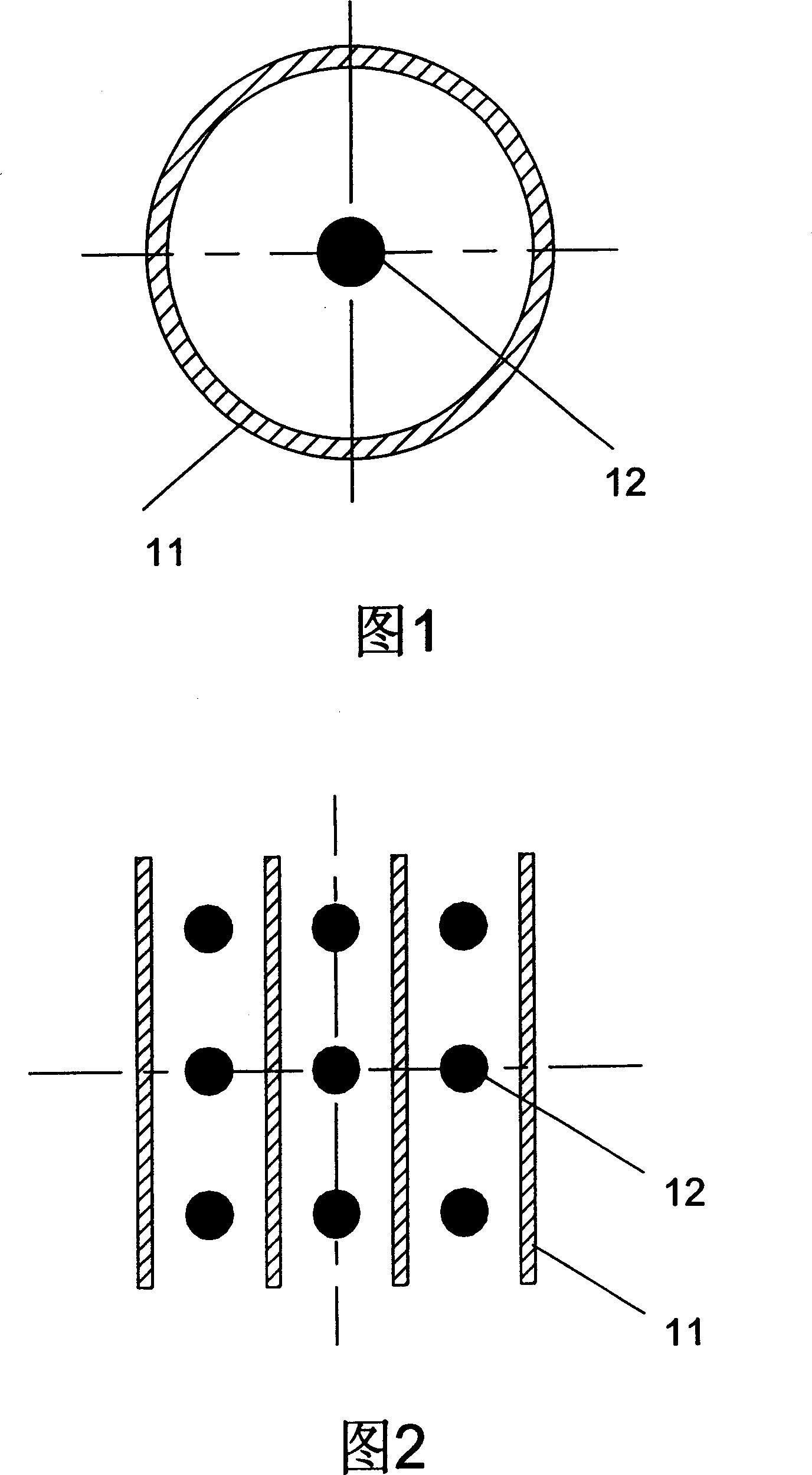 Sheet combination type structure of photocatalyst carrier