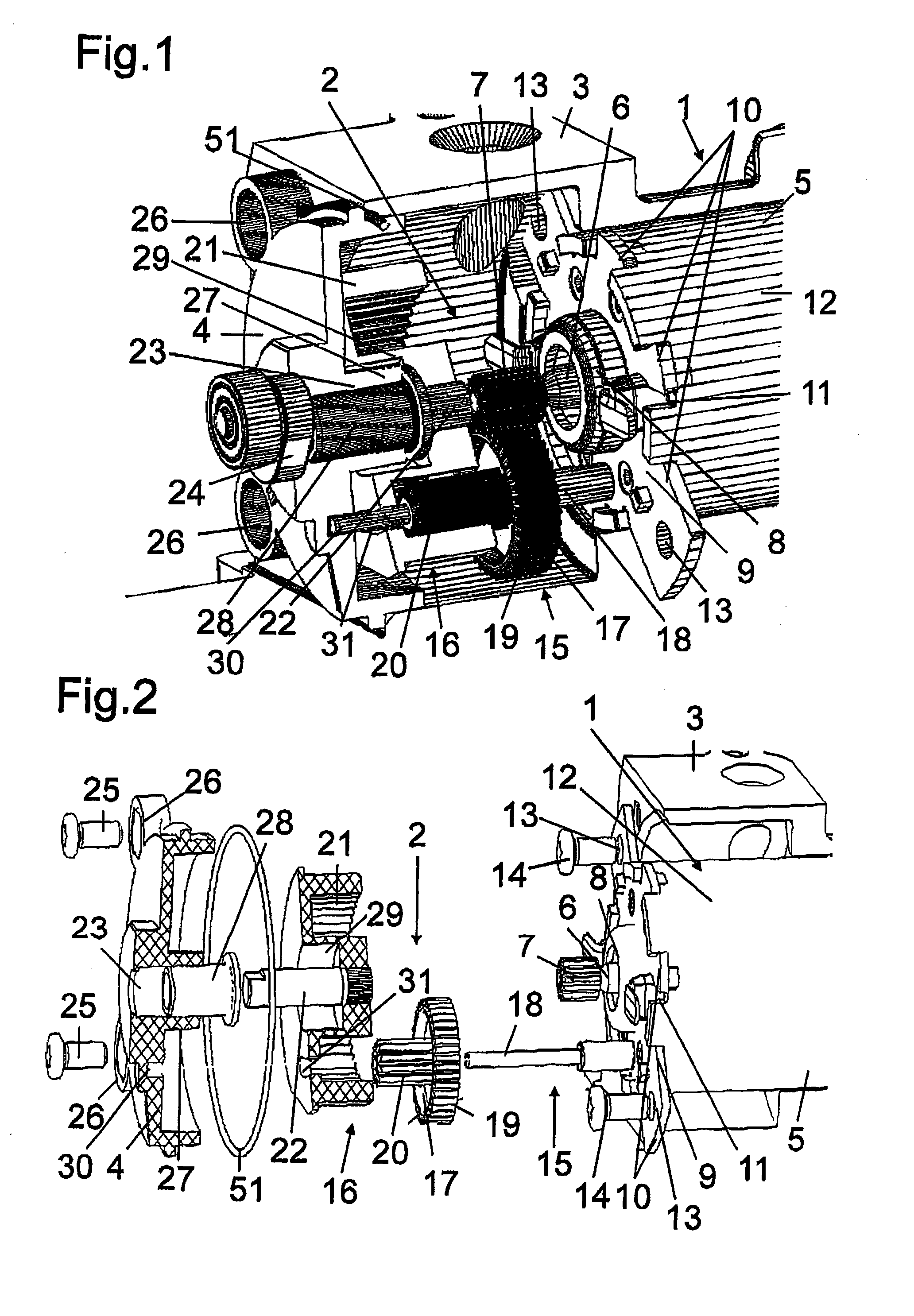 Actuating device