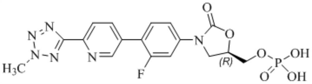 Tedizolid phosphate oral solid preparation