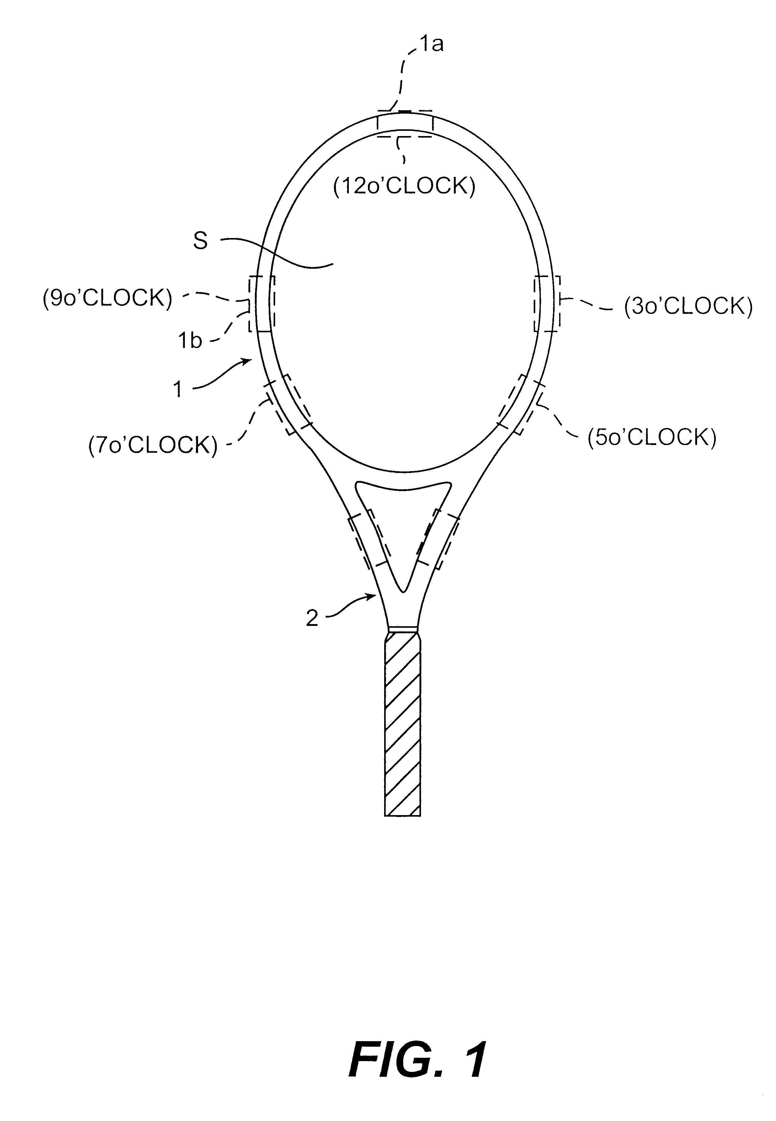 Tennis racket with vibration damping member