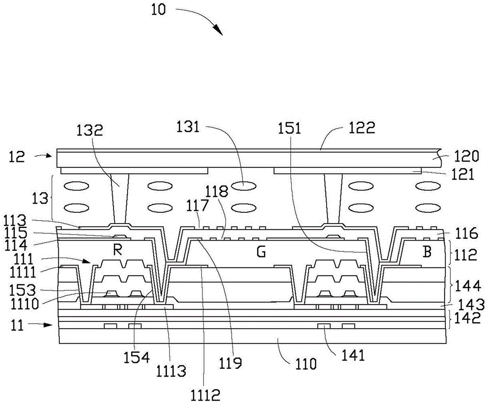 Liquid crystal panel and thin-film transistor substrate