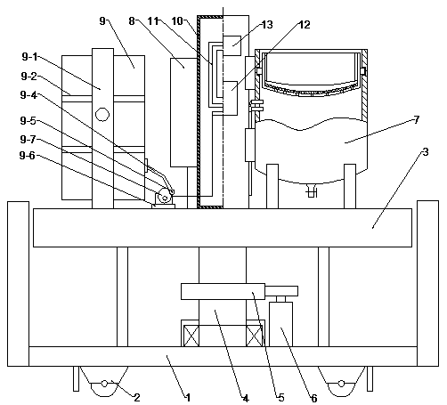 Nursing device for neonatology department