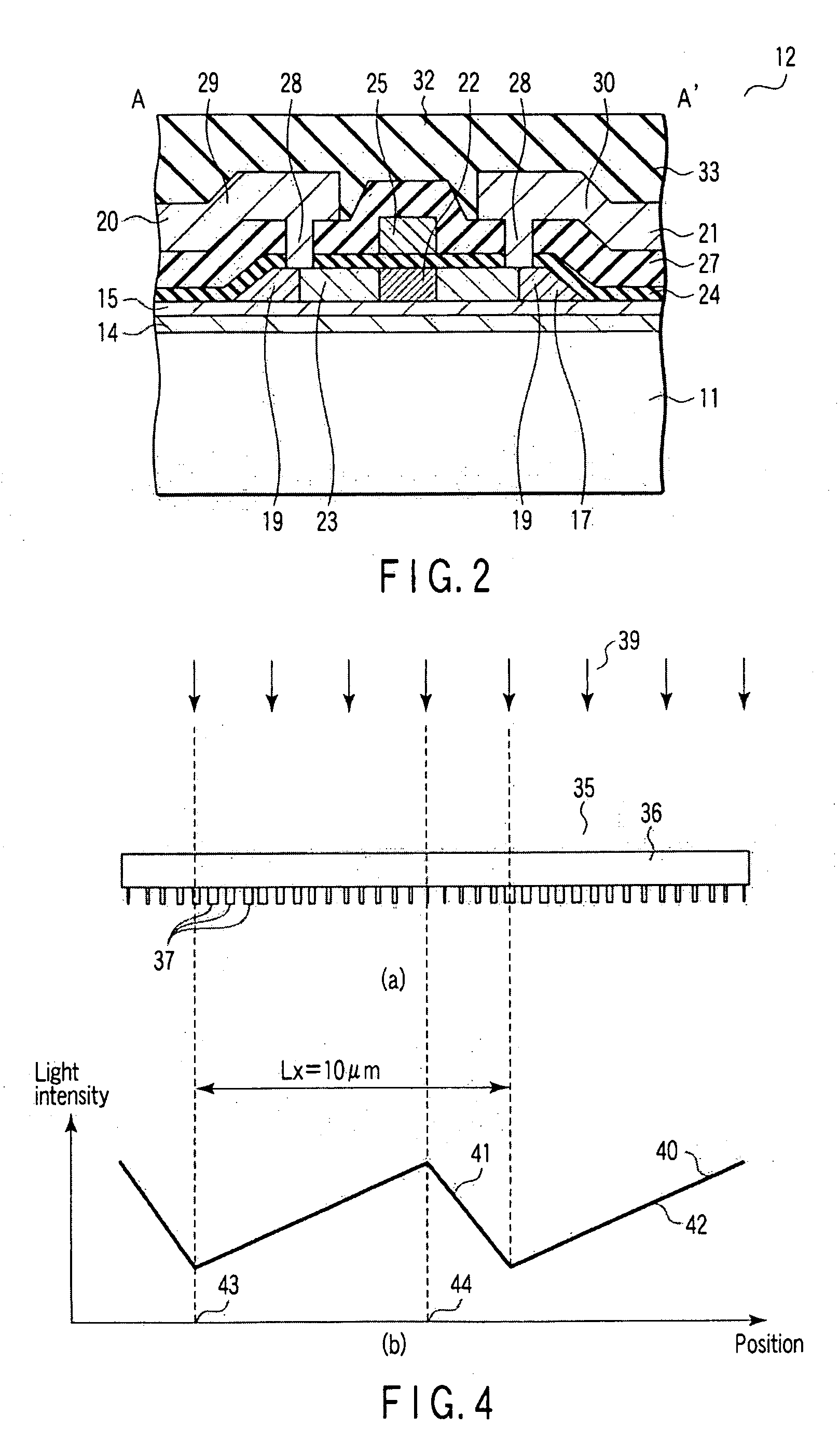 Display device and electronic device using thin-film transistors formed on semiconductor thin films which are crystallized on insulating substrates