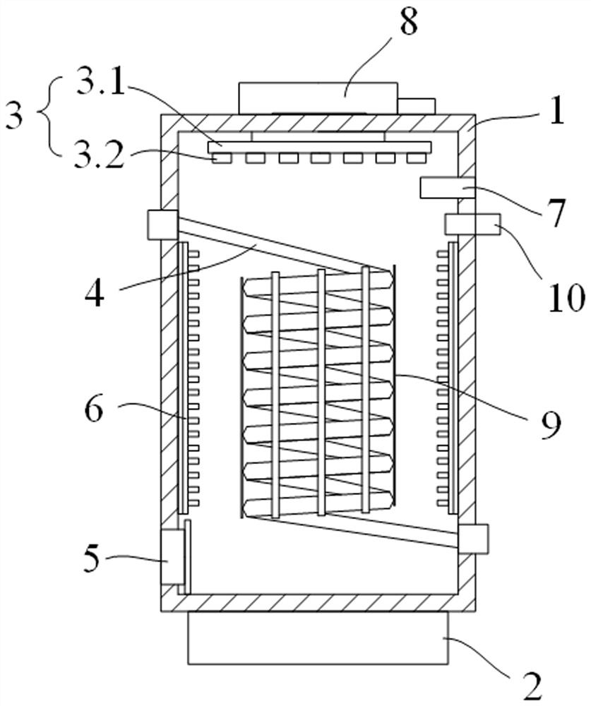 Industrial heat dissipation tower