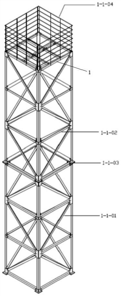 Ultra-large type stretch-draw integral keel structure integration tool and method thereof