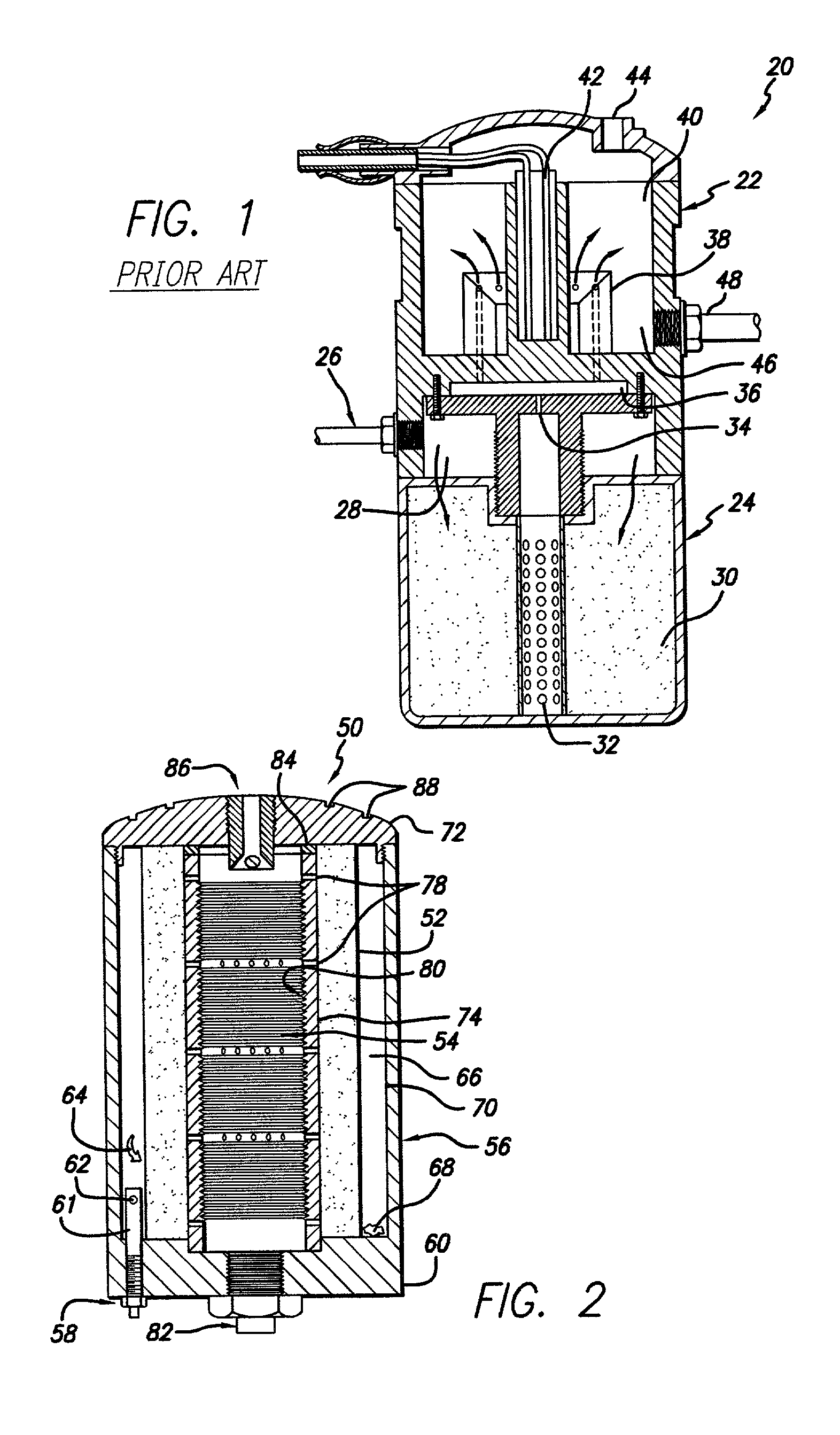 Compact fluid cleaniing system