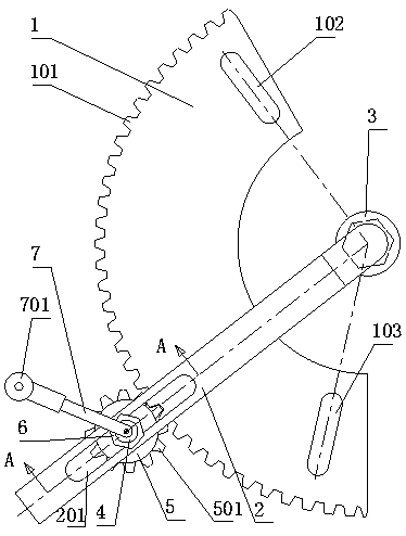 Dismounting tool for brake disc mounting flange