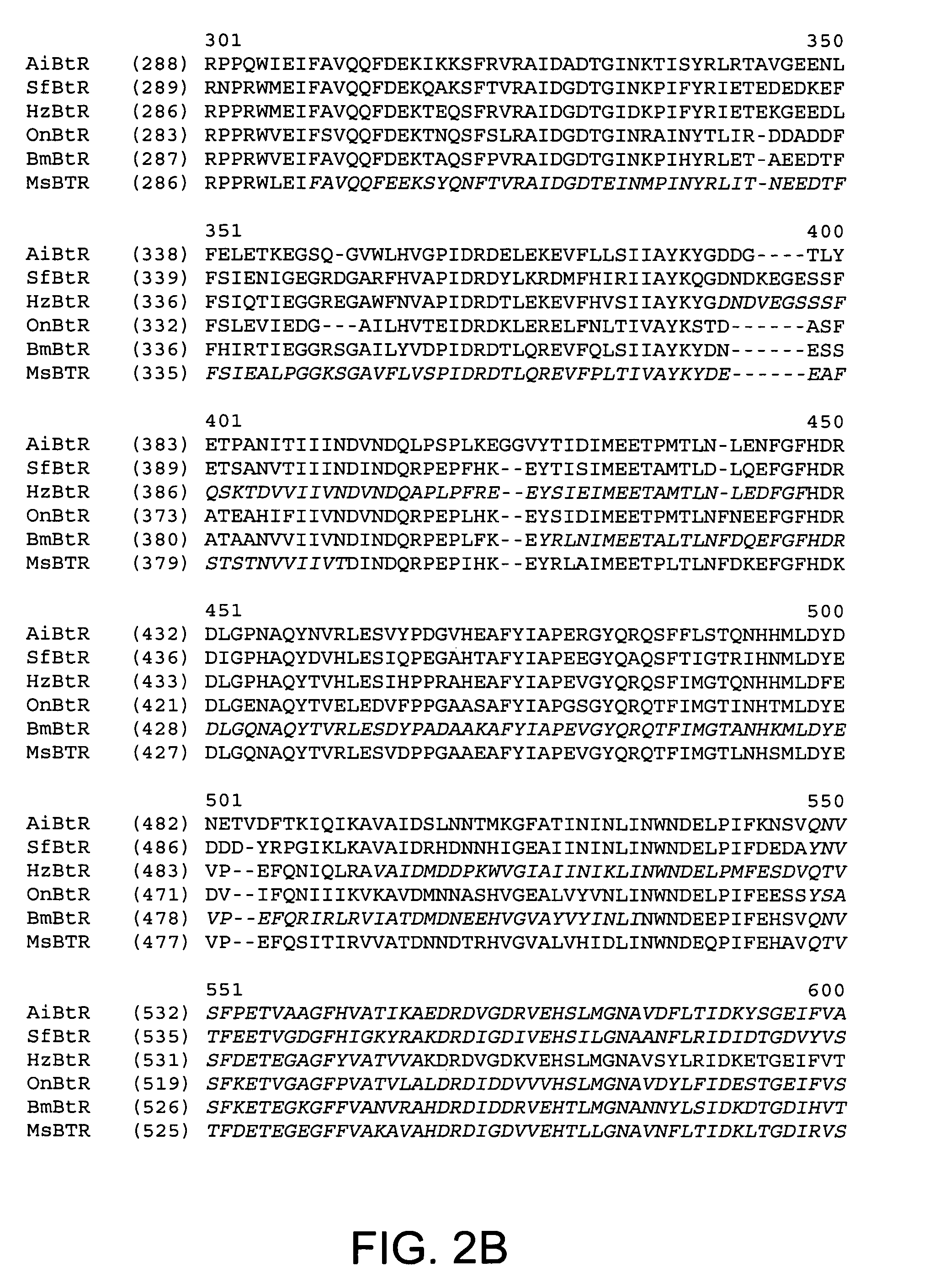 Bt toxin receptors and methods of use