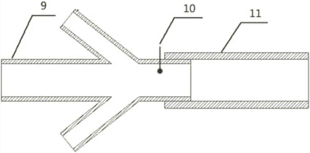 Testing apparatus for testing slagging resistance of material