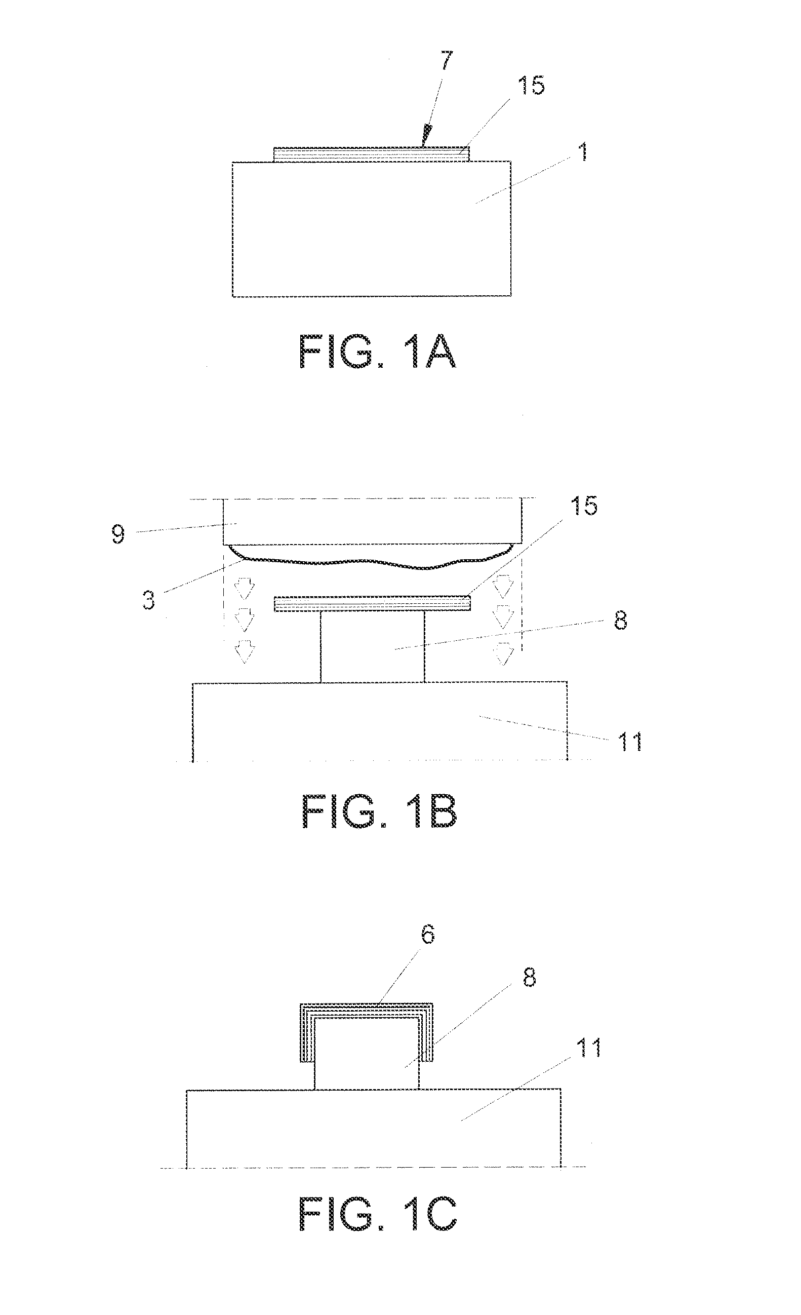 Method and device for manufacturing composite material parts