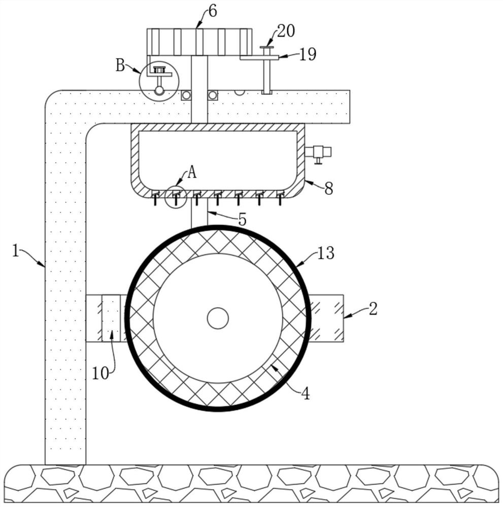 Seawater net cage device capable of preventing attached growth of algae and using method of seawater net cage device