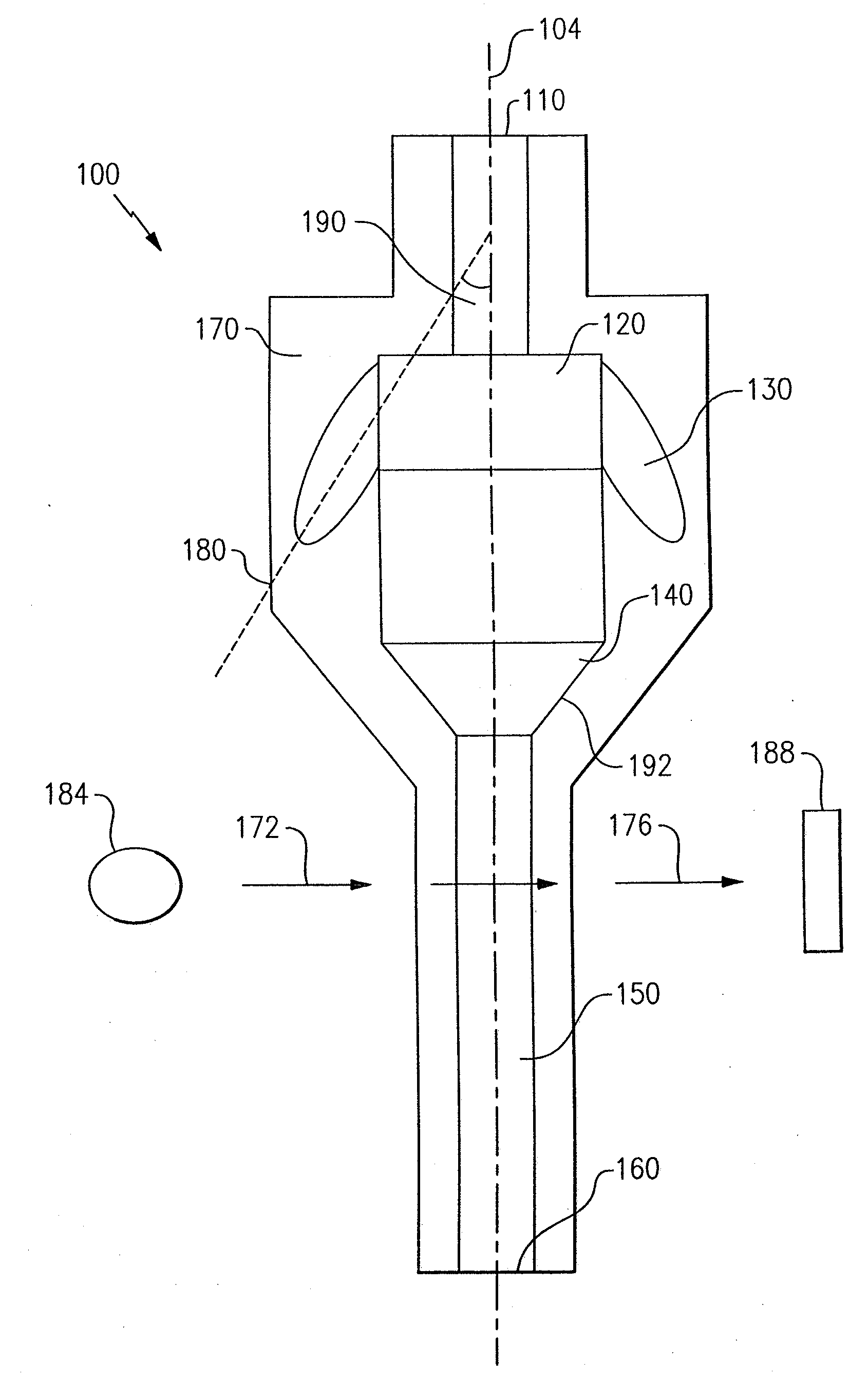 Particle agglutination in a tip