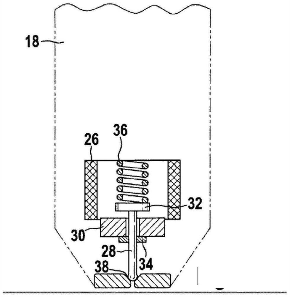 Injection valve for injecting a fluid, use of an injection valve and method for producing an injection valve