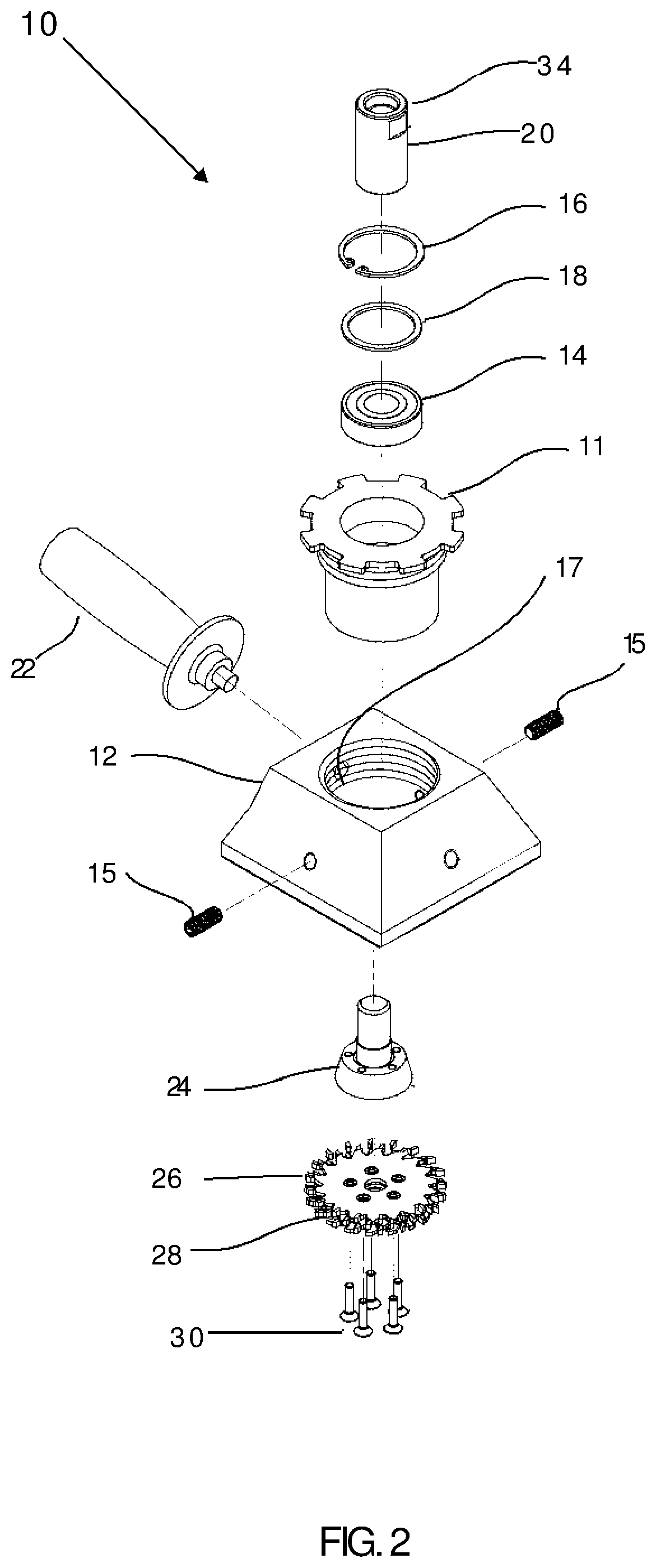 Routing adapter for wide shallow recesses