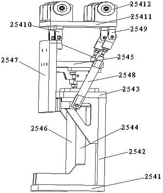 Magnetism-isolating rod tray recovery device for magnetism-isolating rod tray feeding mechanism