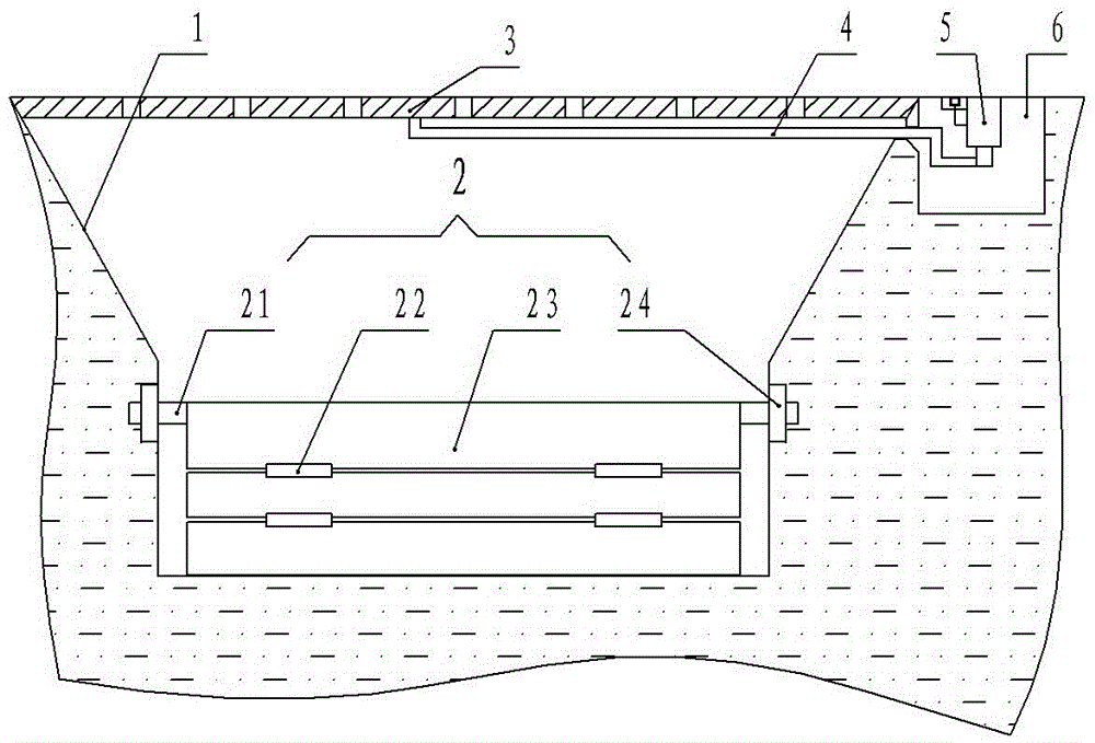 Road engineering chute