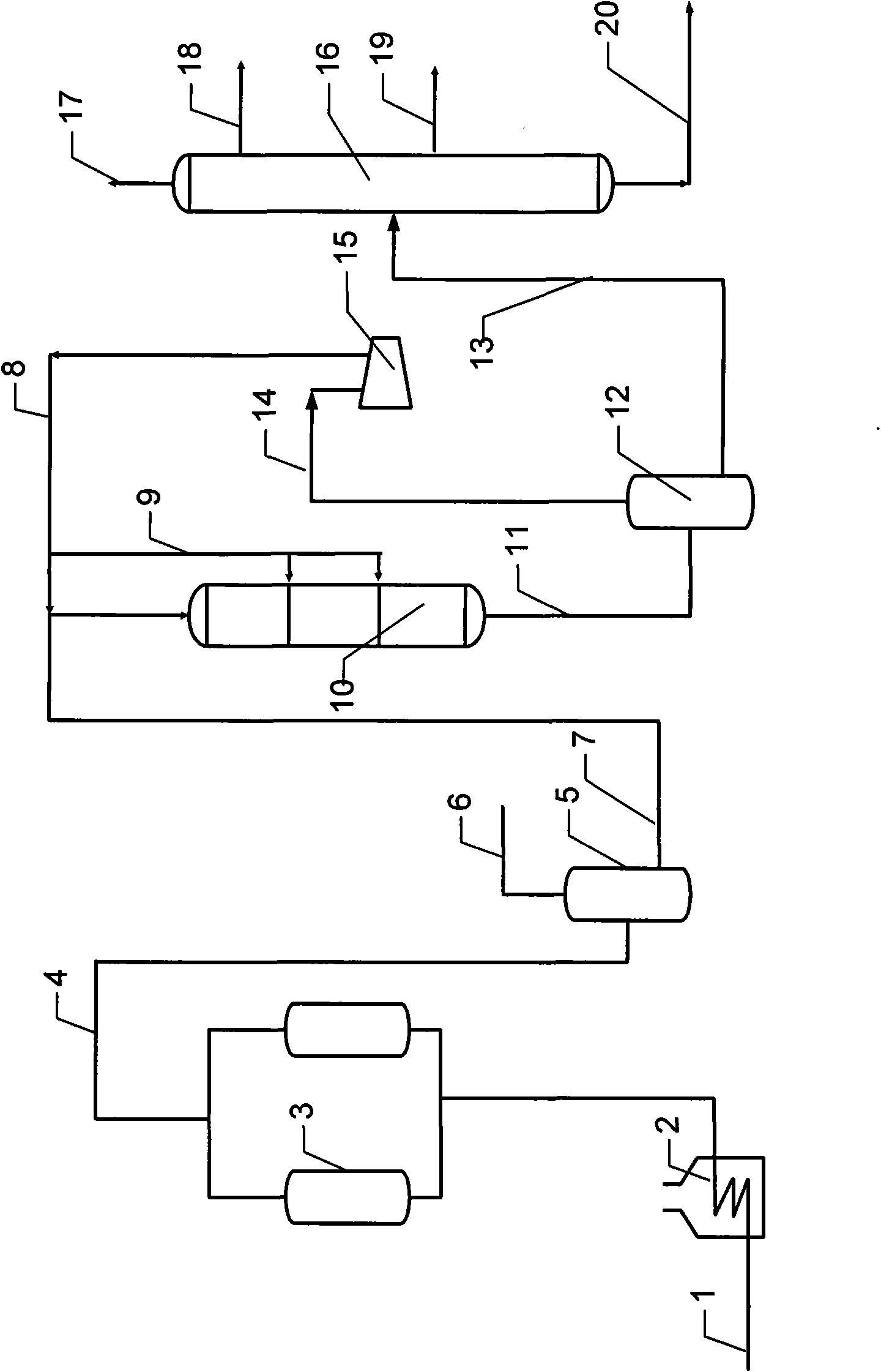 Combined process for delayed coking and hydrotreating