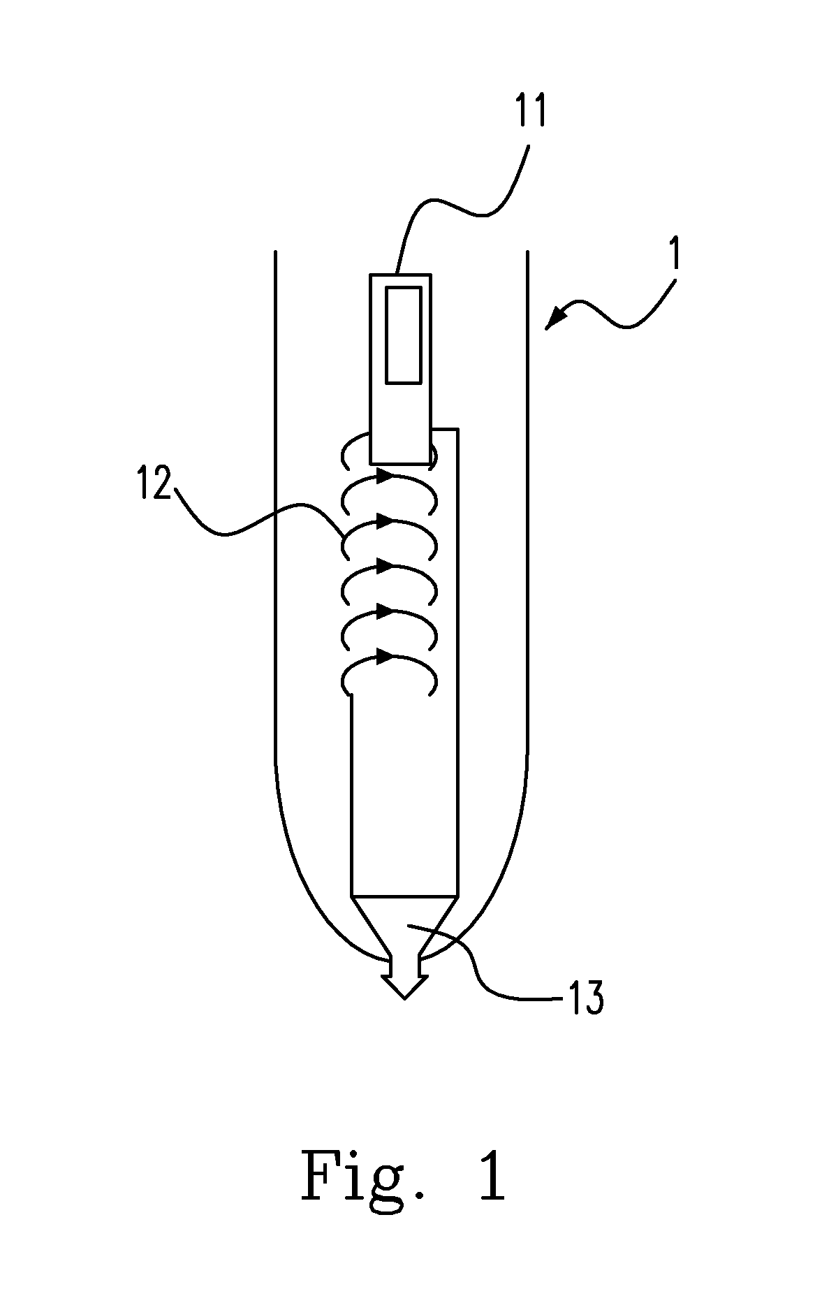 Projective capacitive stylus and controlling method thereof