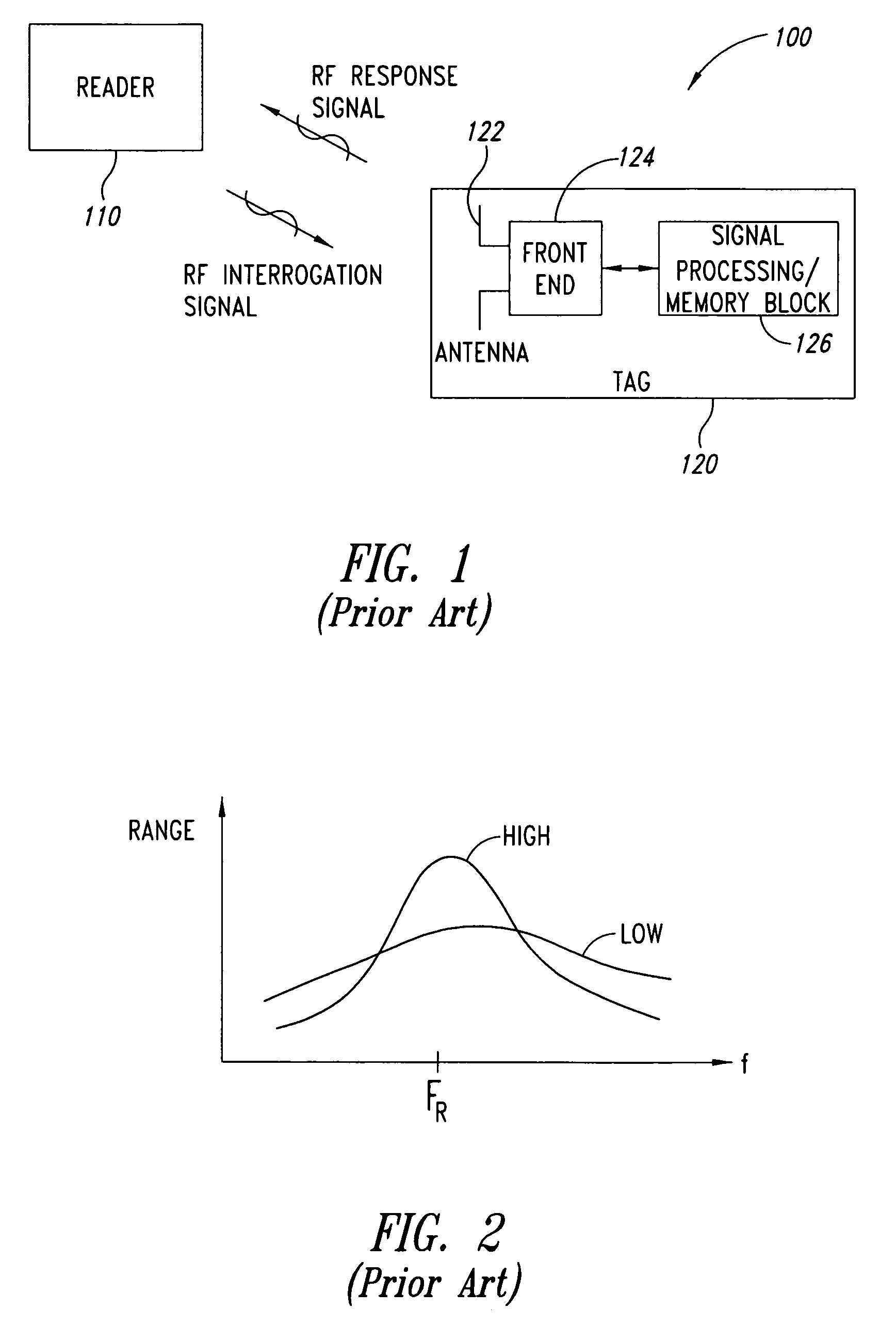 System and method of enhancing range in a radio frequency identification system