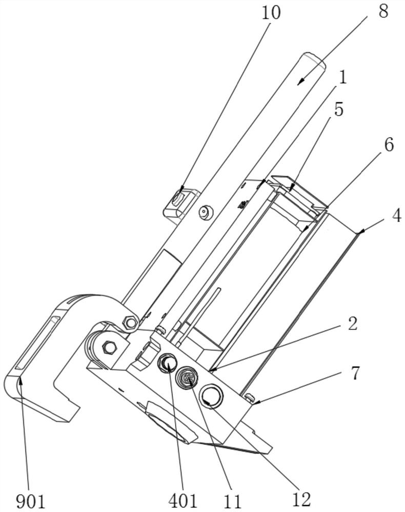 Shunting tail safety protection device for long-distance pull-out shunting operation