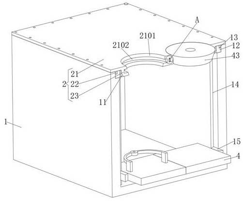 Underground alternating current charging pile adopting hanging type structural design