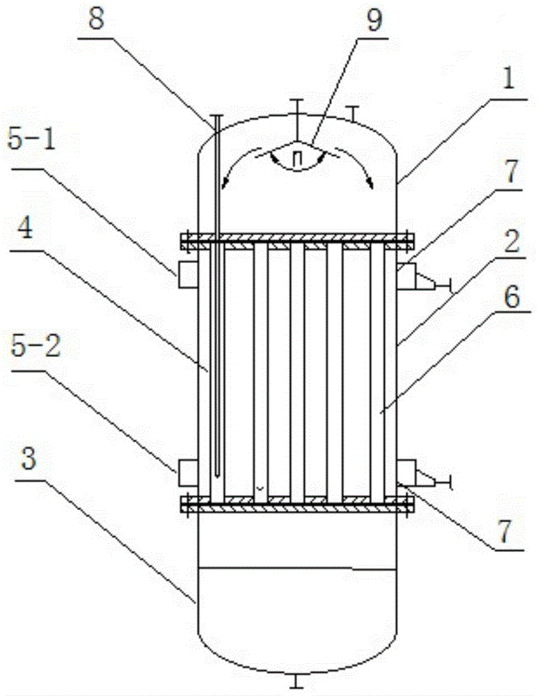 A kind of reactor that can be used to prepare gas-phase hydrogen cyanide