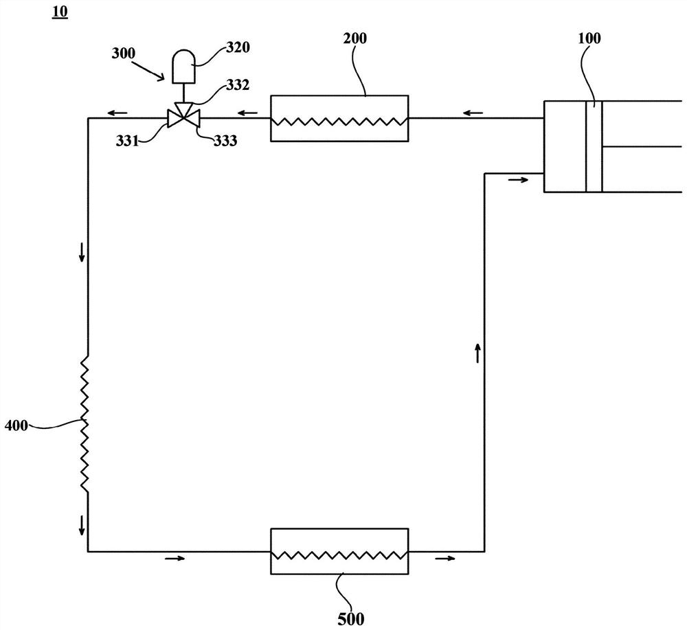 Refrigerating system and refrigerator