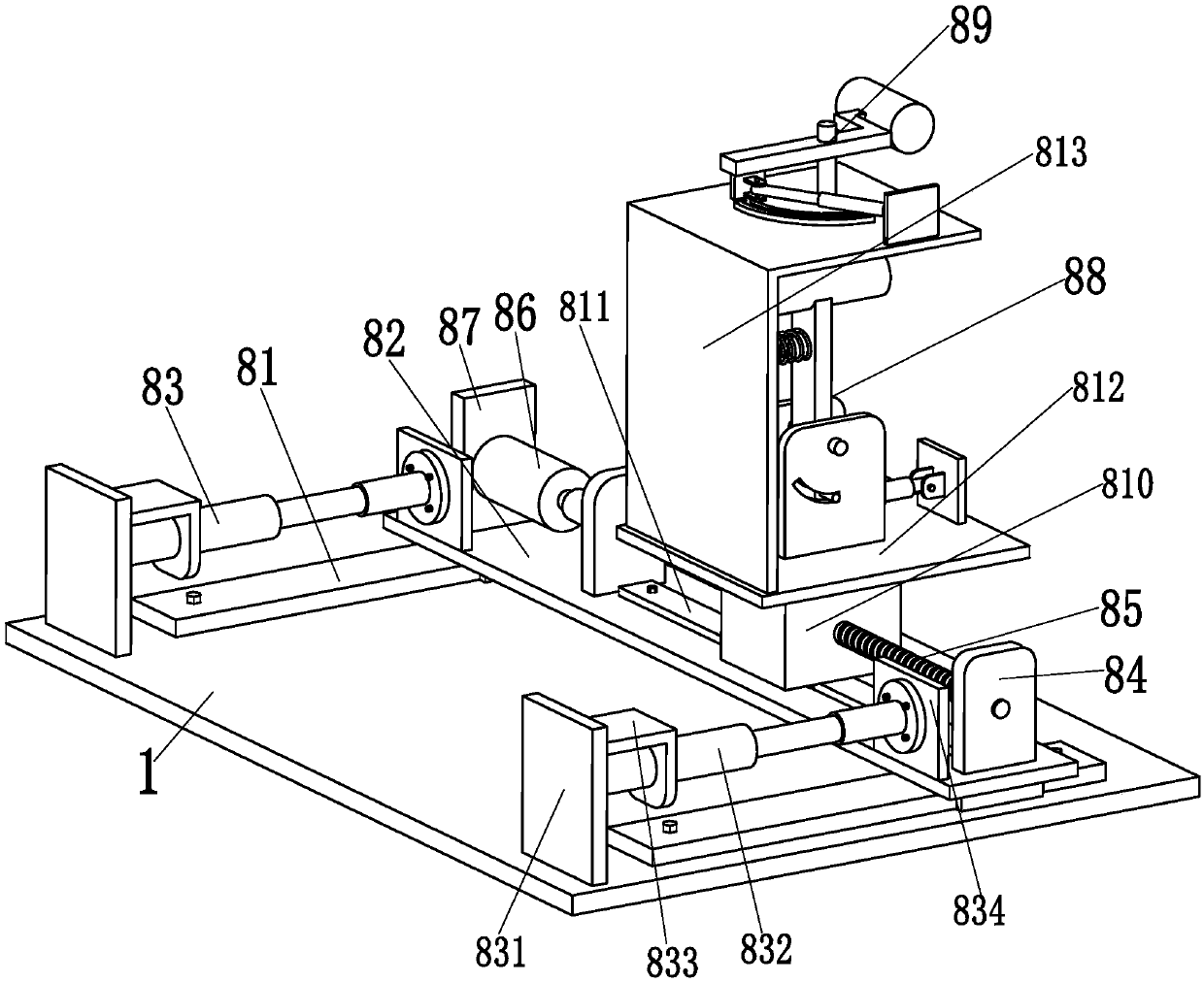 Production equipment for cylindrical windings of substation transformers