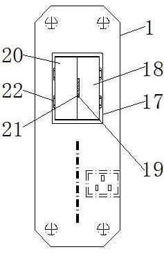 A sampling box for automatic sampling for food testing