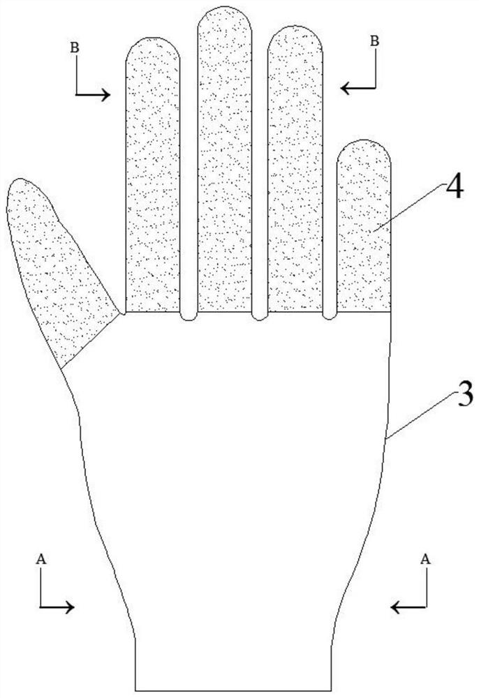 Anti-static PVC (polyvinyl chloride) glove as well as preparation method and application thereof