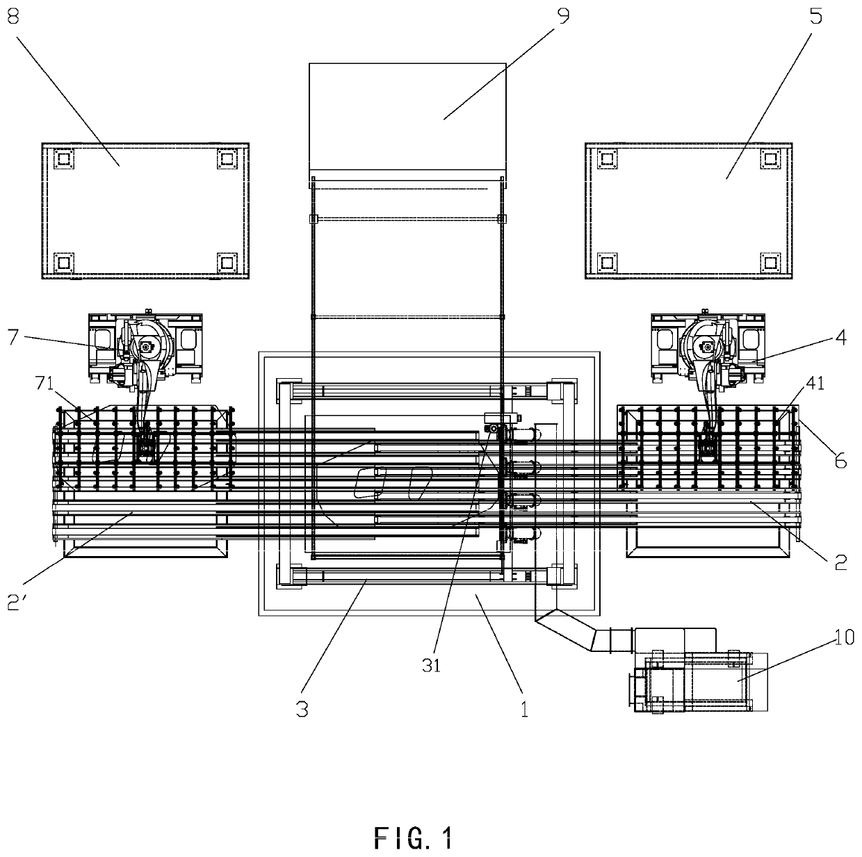 Method and system for dynamically following laser cutting with magnetic belt