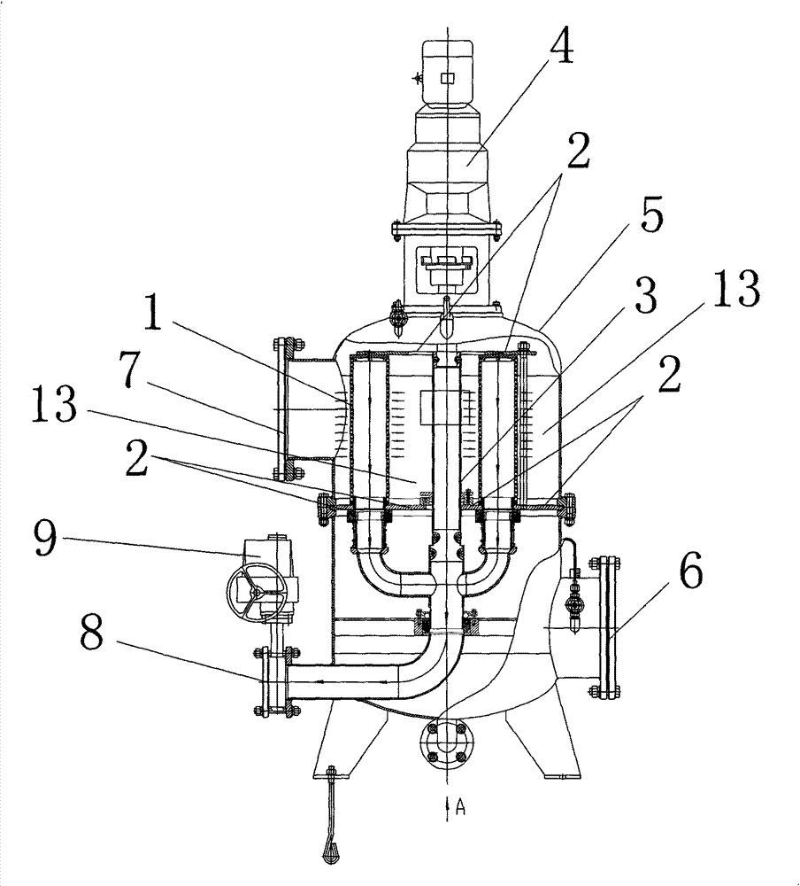 Novel filter with replaceable filtration core