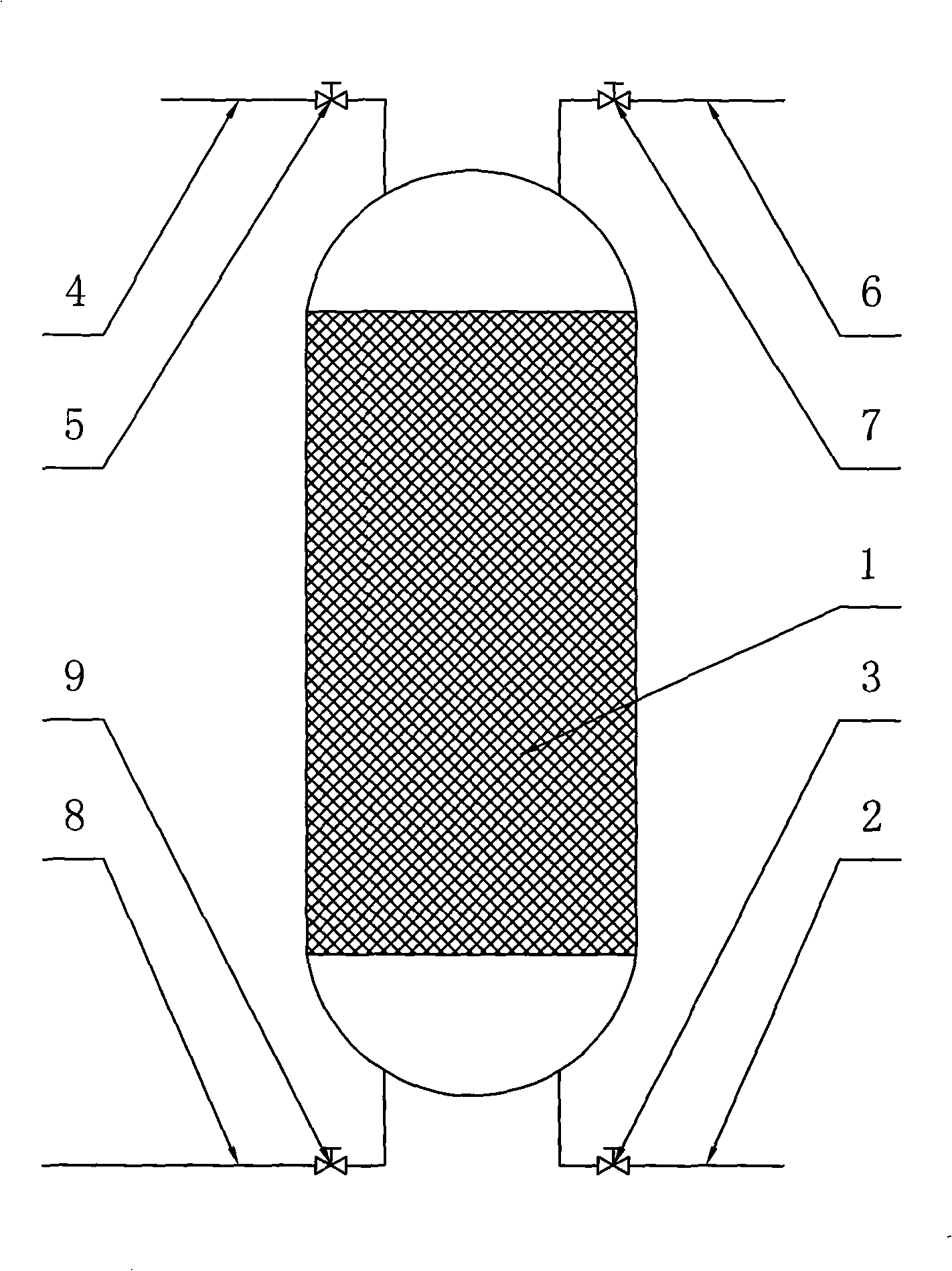 Device and method for recycling volatile substances by utilizing adsorbent bed