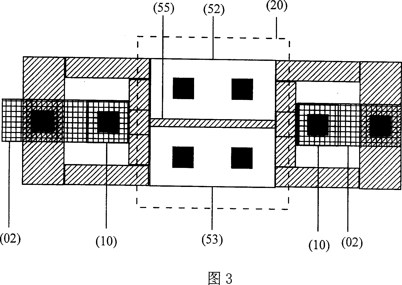 Method for grid connecting with SOI dynamic threshold transistor through anti-off schottky