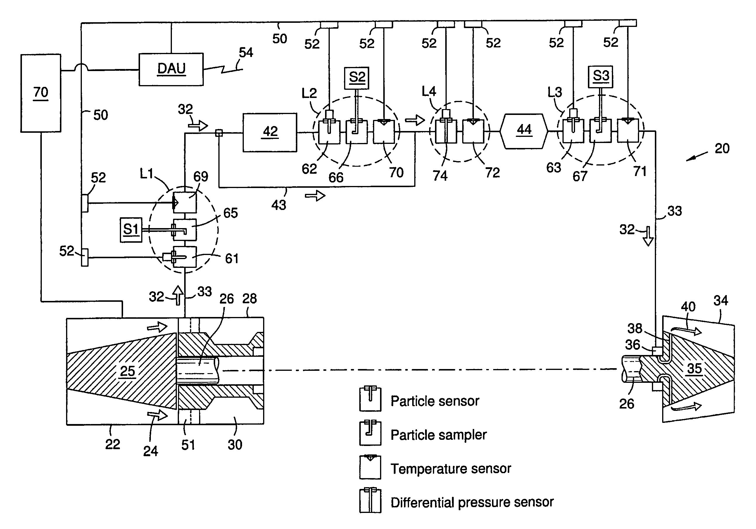 Method and apparatus for monitoring particles in a gas turbine working fluid