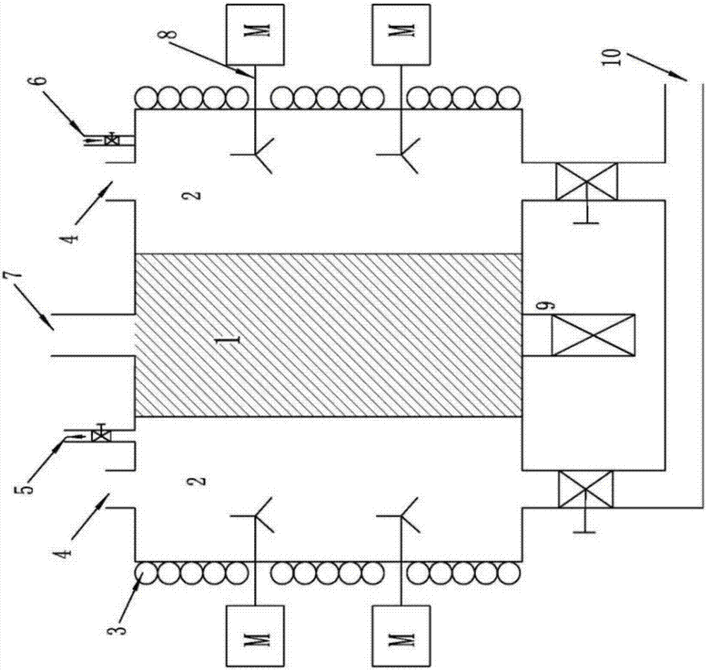 An integrated device and method for a high-sodium coal heating removal furnace and a coal-fired power station