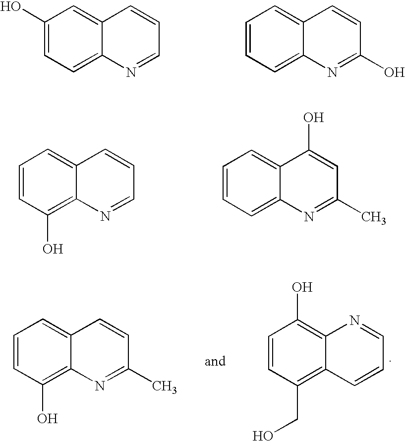 Quinolinols and quinolinol derivatives as adhesion promoters in die attach adhesives