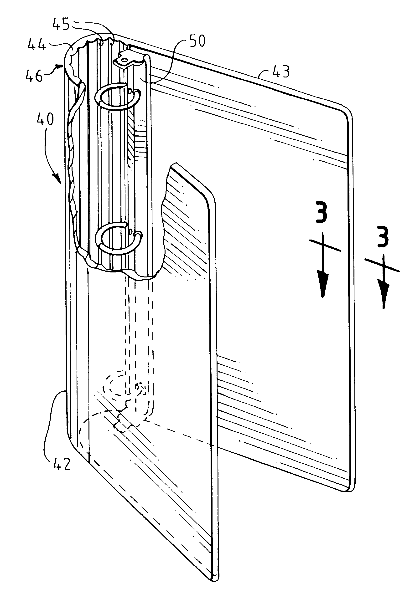 Unibody binder and the process of making the binder