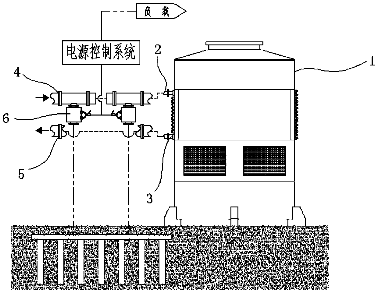 Energy-saving-type air cooler cooling system