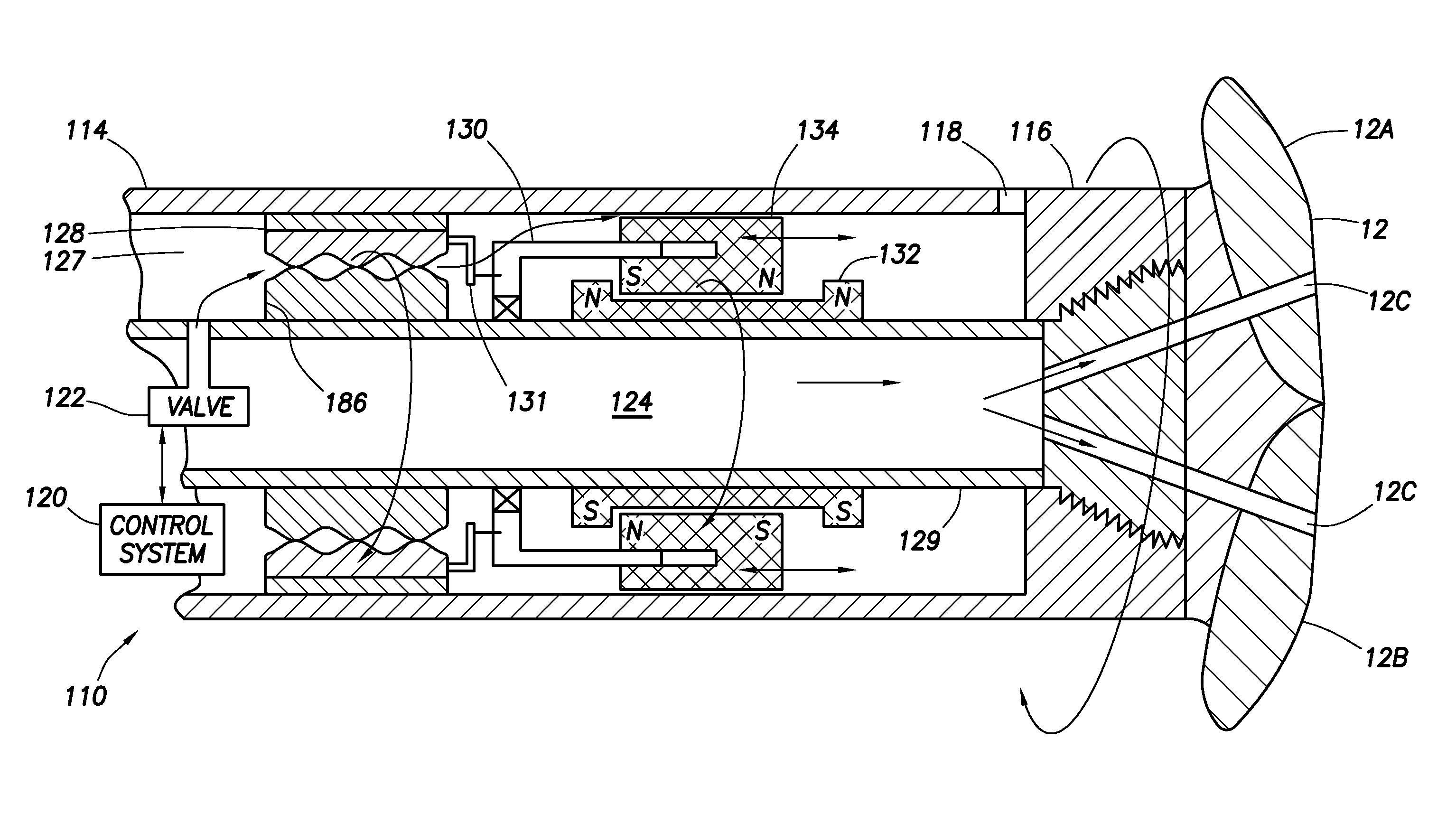 Wellbore instruments using magnetic motion converters