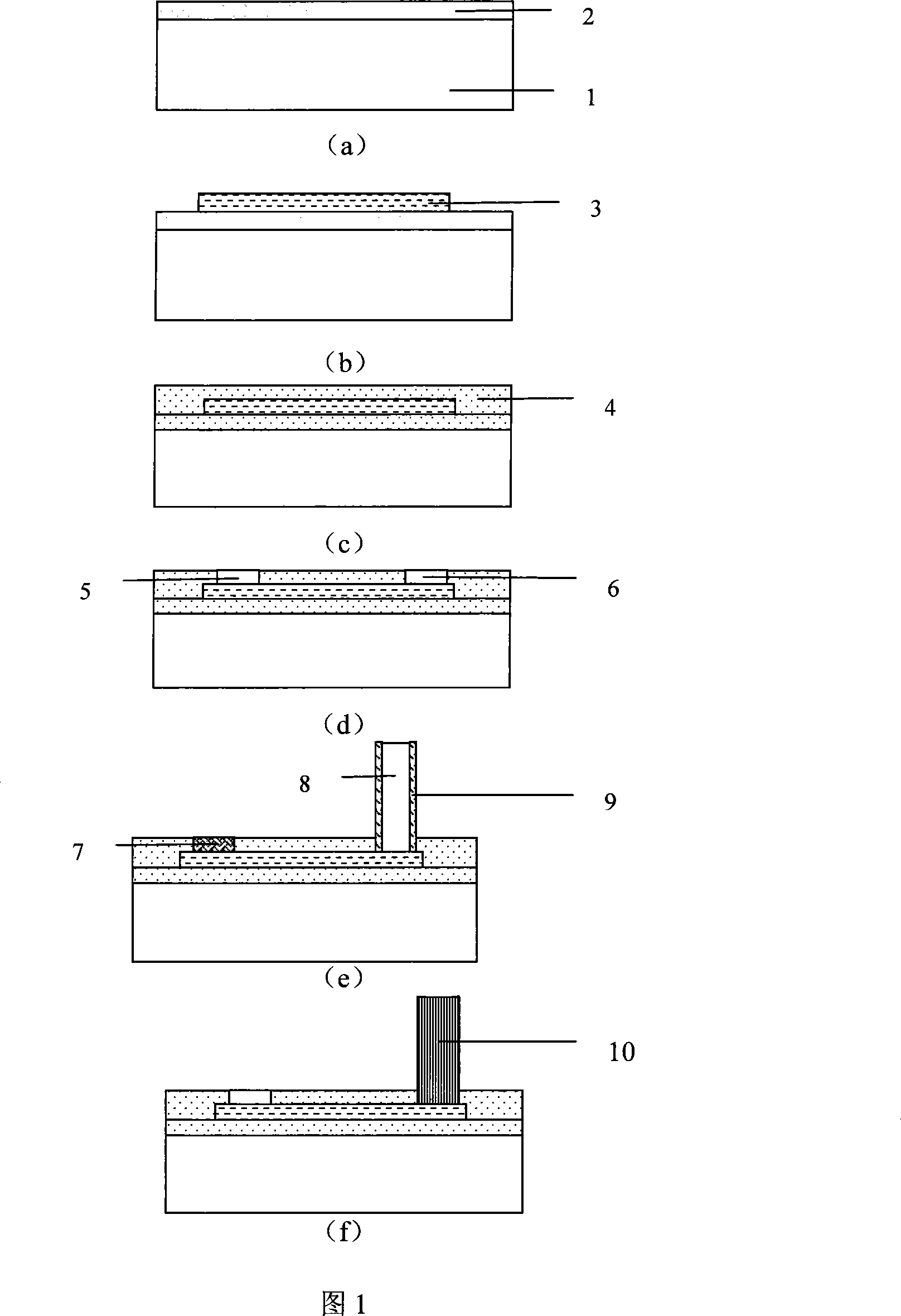 Method for manufacturing three-dimensional nerve microelectrode