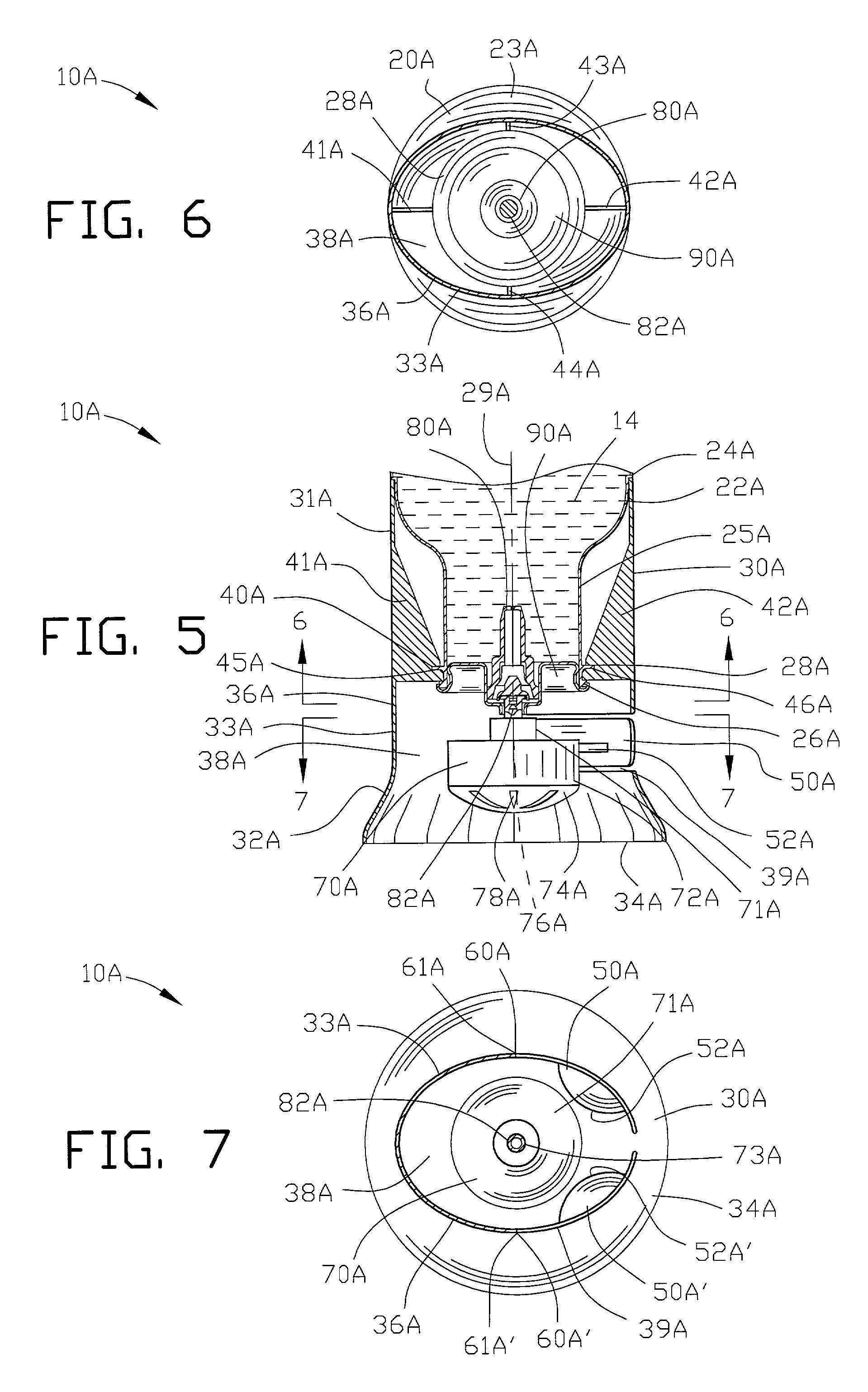 Inverted aerosol dispenser