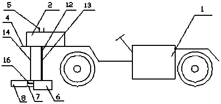 A device for using soil sterilizing insecticide