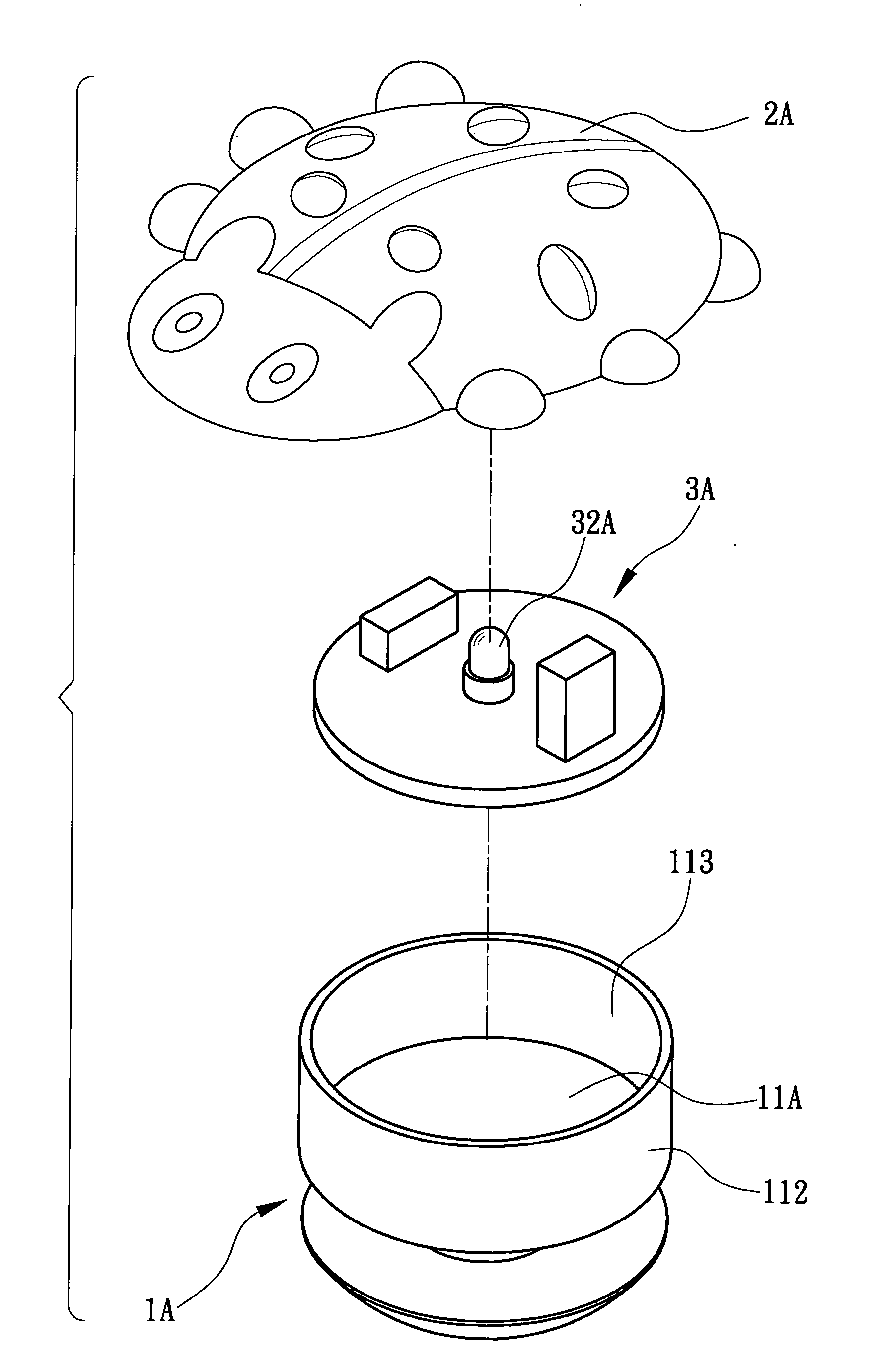 Decorative object connectable to a connected object